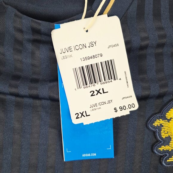 Adidas Originals Juventus Black Terrace Icon Jersey. Men’s Sz 2XL (JF0458) NWT - Picture 3 of 11
